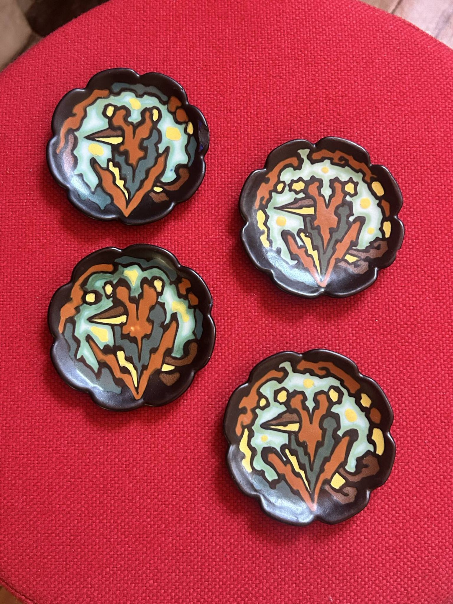 Set of Regina Melba saucers