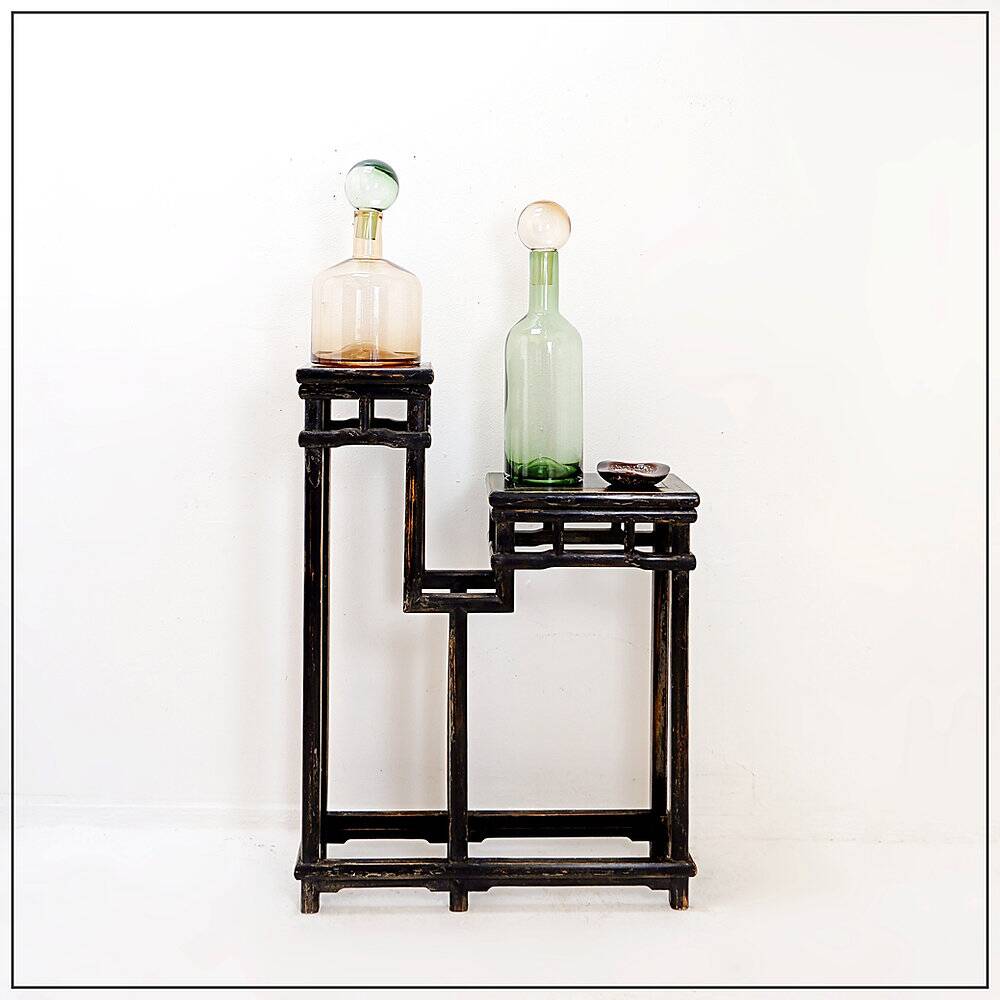 Two-tier bonsai shelf or display – Asian style, circa 1930