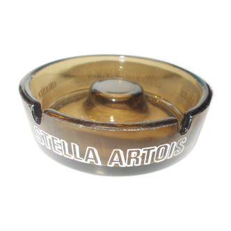 Cendrier publicitaire Stella Artois couleur verre fumé