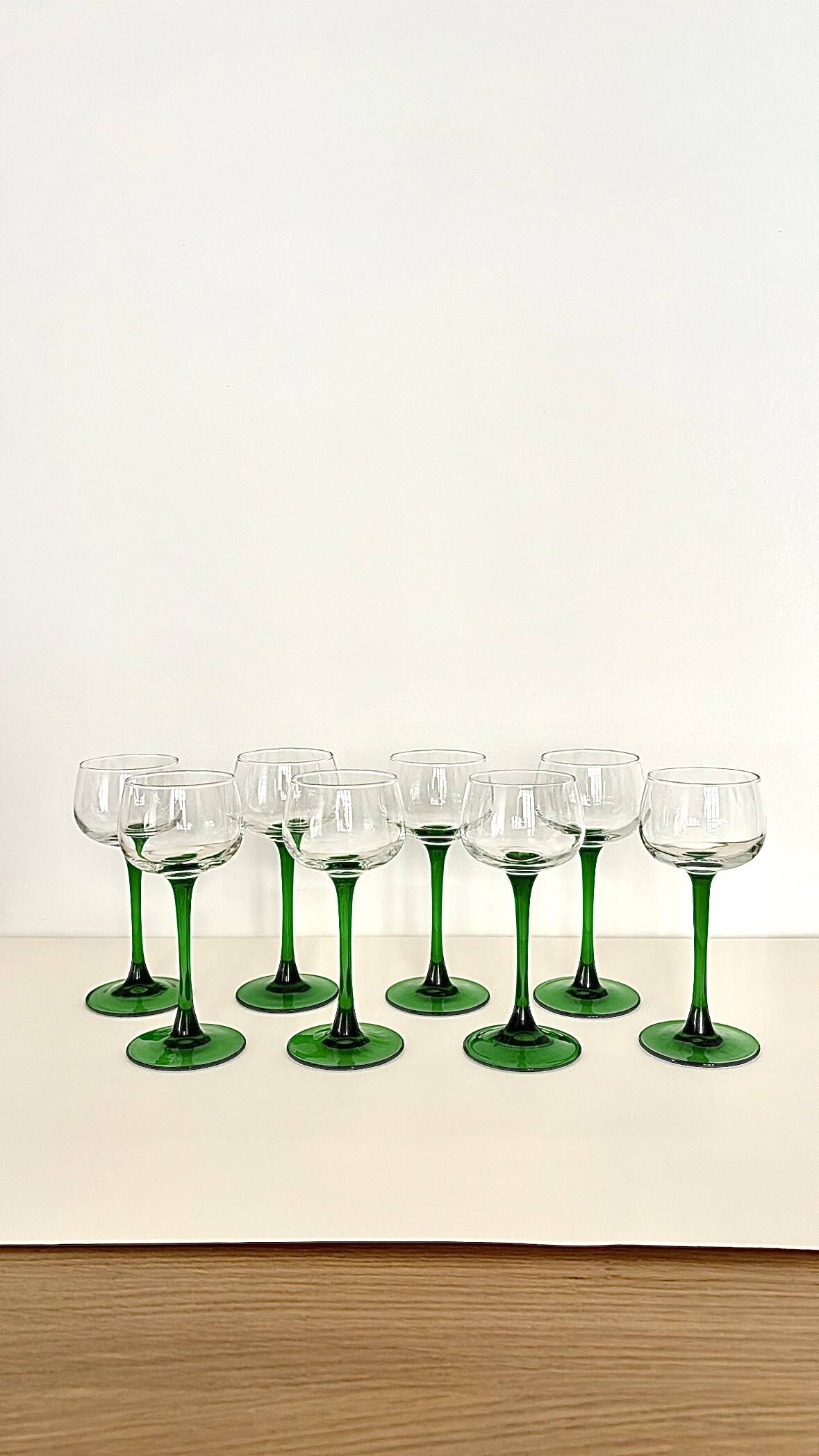 Verres à vin d'Alsace