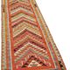 Turkish Handwoven Vintage Herki Kilim 92 cm x 320 cm