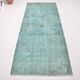 Turqouise Vintage Handknotted Runner sku 3279