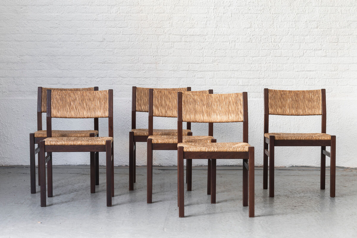Set of 6 dining chairs by Cees Braakman for Pastoe, 1960’s