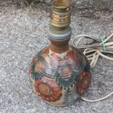 Set of 2 stoneware lamps by Jean Claude Courjault La Cerisaie.