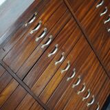 Vintage dutch mahogany jewelers / watchmakers cabinet, circa 1930