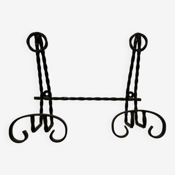 Wrought iron coat rack