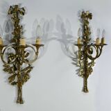 Bronze Wall Sconces, after C. Galle, Napoleon III period – Mid