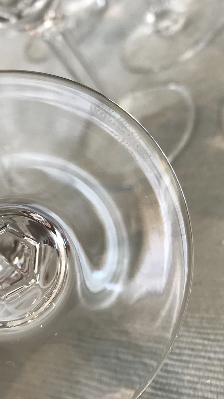 Service of 49 Val St Lambert glasses in cut crystal