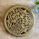 Vintage gilded brass trivet