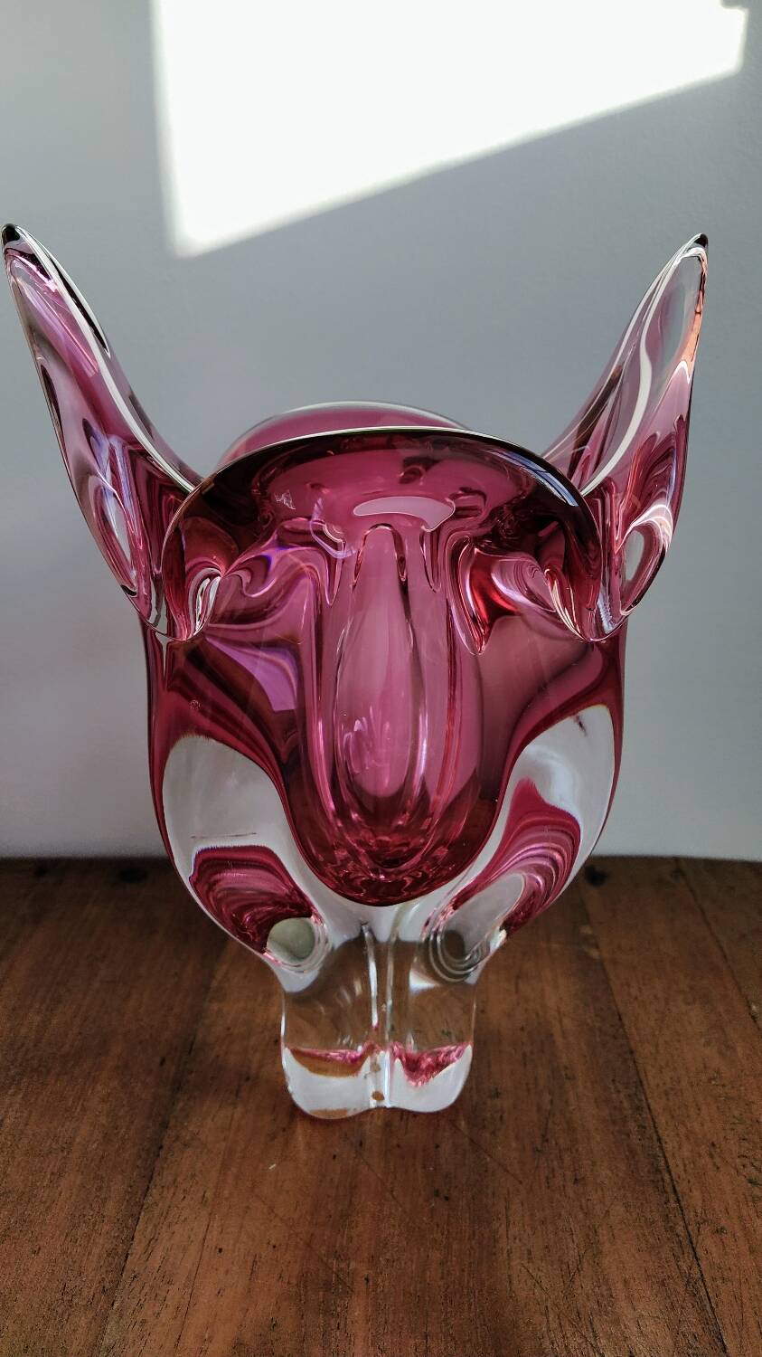 “Cat’s head” vase by Hospodka 1960-1970