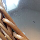 Round rattan mirror 50cm