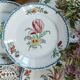 Set of 6 polychrome ironstone dessert plates