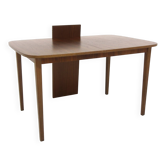 Table de salle à manger scandinave extensible en noyer, Suède, 1960