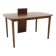Table de salle à manger scandinave extensible en noyer, Suède, 1960