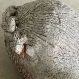 Bust in reconstituted stone