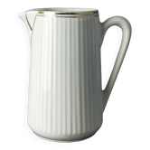 Petit pot porcelaine blanche cannelée CNP