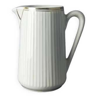 Petit pot porcelaine blanche cannelée CNP