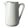 Small fluted white porcelain pot CNP