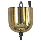 Vitnage brass pendant, Italy 1970s
