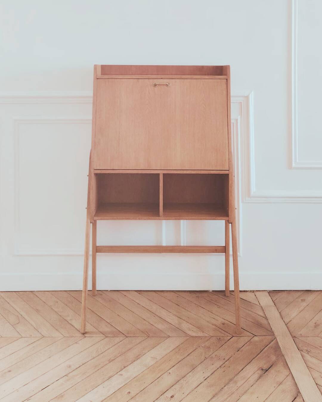 Renovated vintage Scandinavian secretary, 1950s-60s.