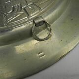 large antique wall plate Mexico alpaca Mayan calendar vintage wall plate decor