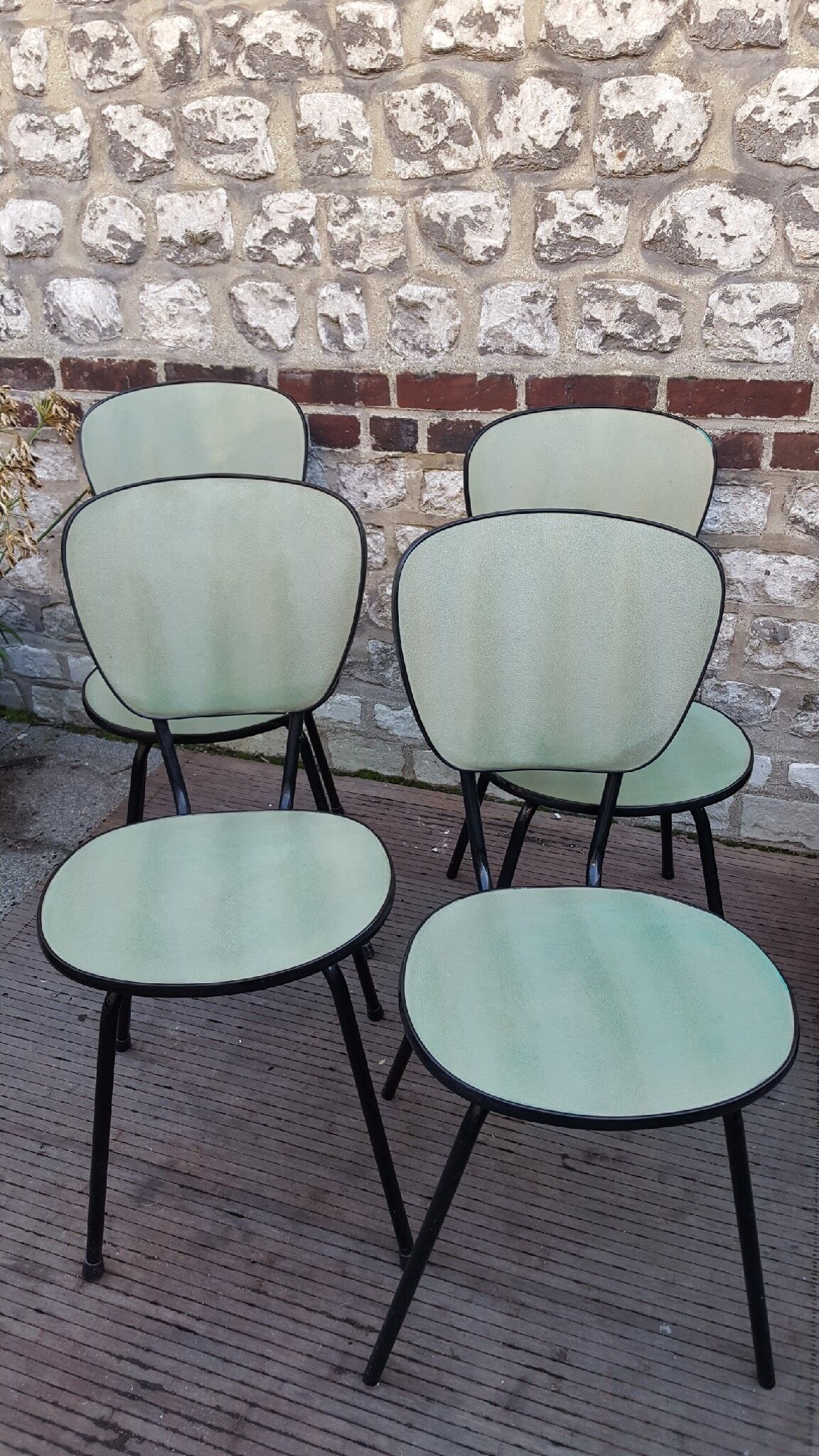 Série de 4 chaises des années 70
