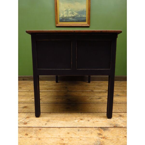 Black Painted Oak Desk Selency, Wedgewood Console Table By Charlton Home