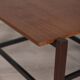 Vintage 1960s wooden coffee table with Italian design
