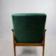 Vintage green velvet lounge chair, 1970s