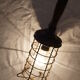 Lampe balladeuse manche en bois