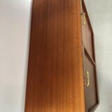 Double binder with low curtains