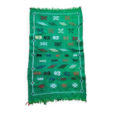 Berber green kilim rug