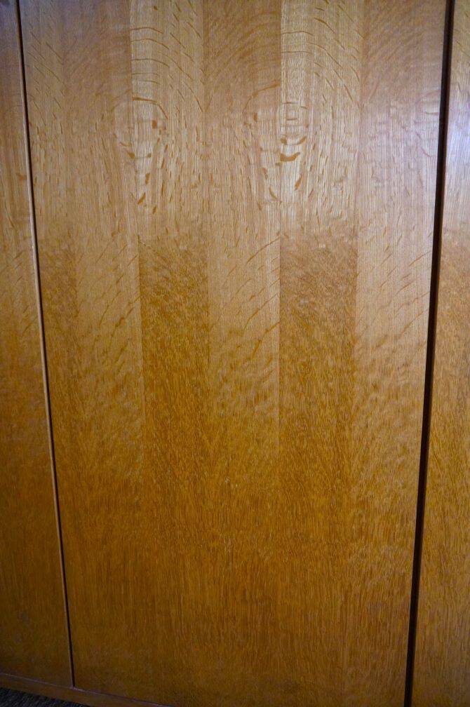 Vintage 60s three-door wardrobe