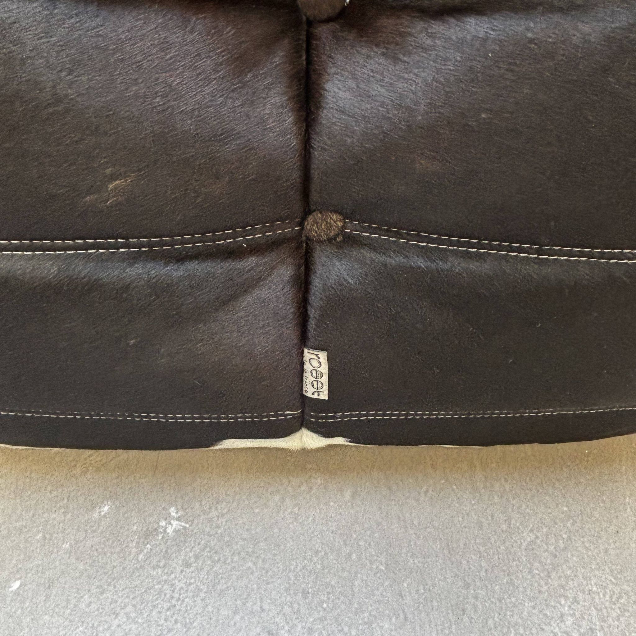 Togo leather armchair by Michel Ducaroy for Ligne Roset