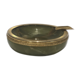 Green onyx ashtray