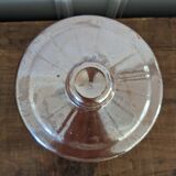 Glazed stoneware barrel pot