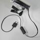 1980s Chrome Metal Clip-On Spotlight