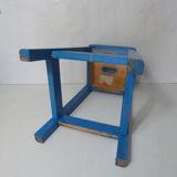 Painted wooden workshop stool