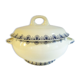 Old earthenware soup