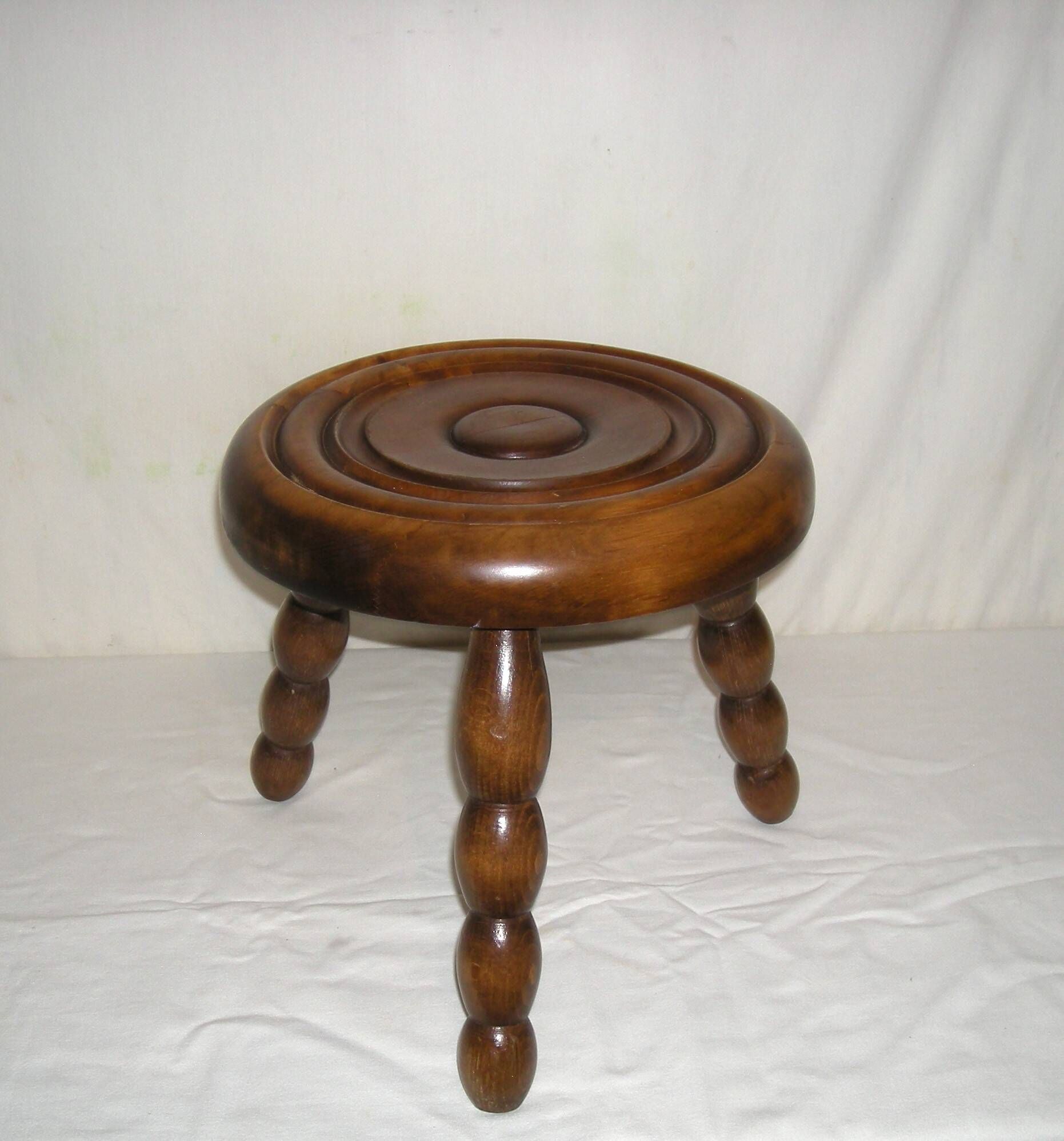 Tripod wooden coffee table