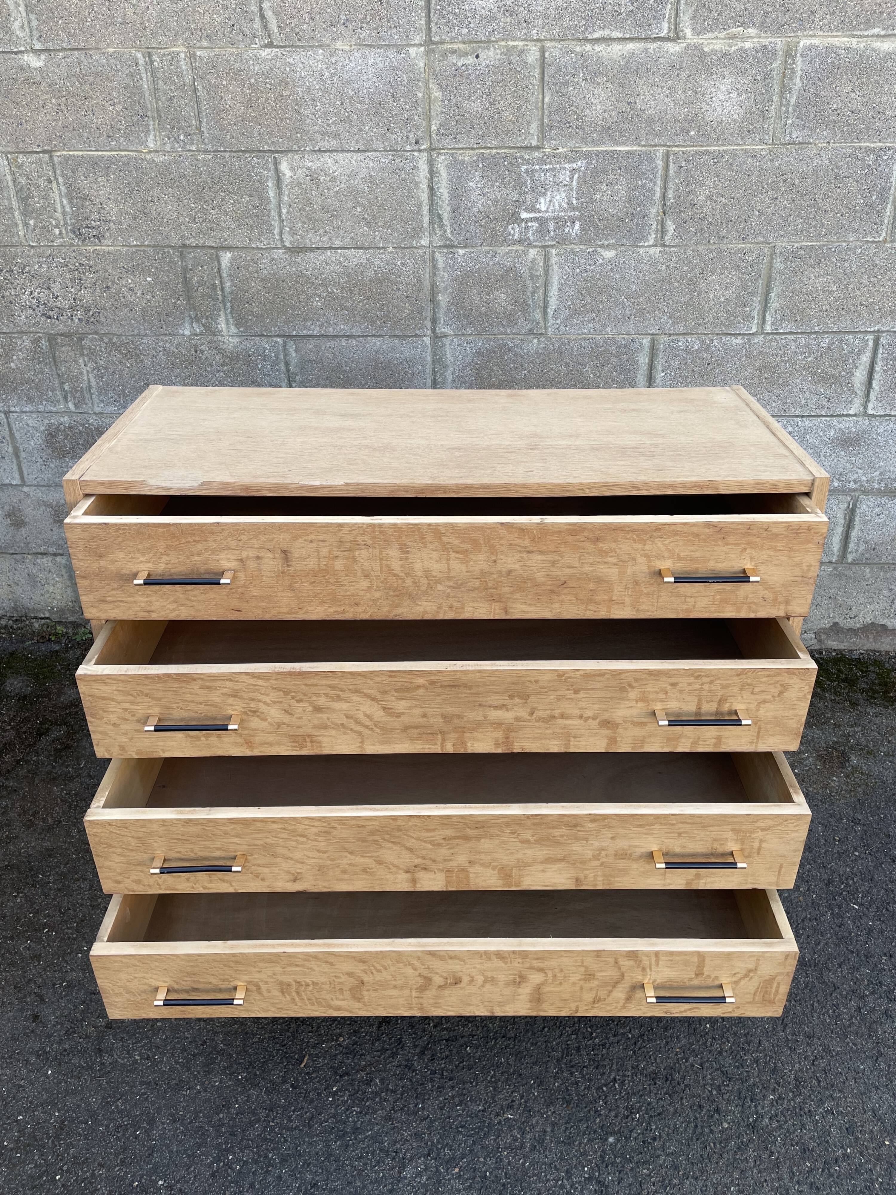Commode vintage années 1950, pieds compas