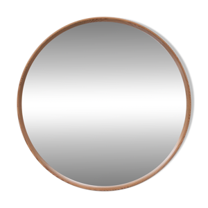 Miroir rond vintage en - massif