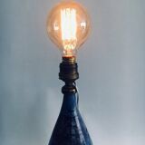 Mid-Century Design Art Studio Ceramic Table Lamp by Cacf Faenza, Italy, 1950s