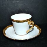 Tasse à café vintage en porcelaine de Limoges Royal Chapus, 1970