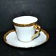 Vintage Limoges porcelain coffee cup ROYAL CHAPUS 1970