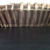 Wicker and fibre basket