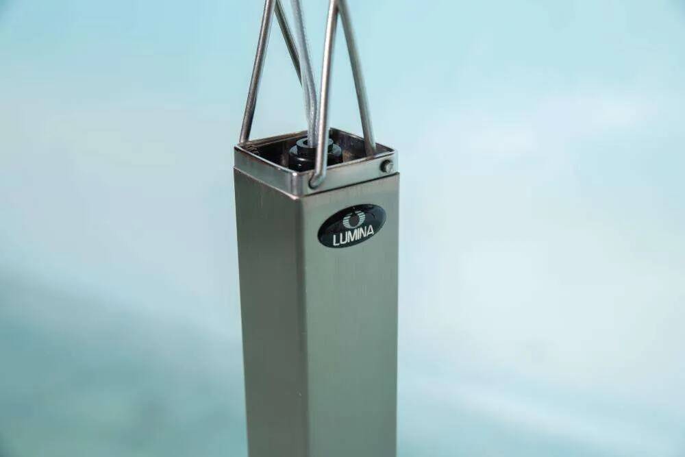 Postmodern Lumina floor lamp, minimalist Italian design lamp.