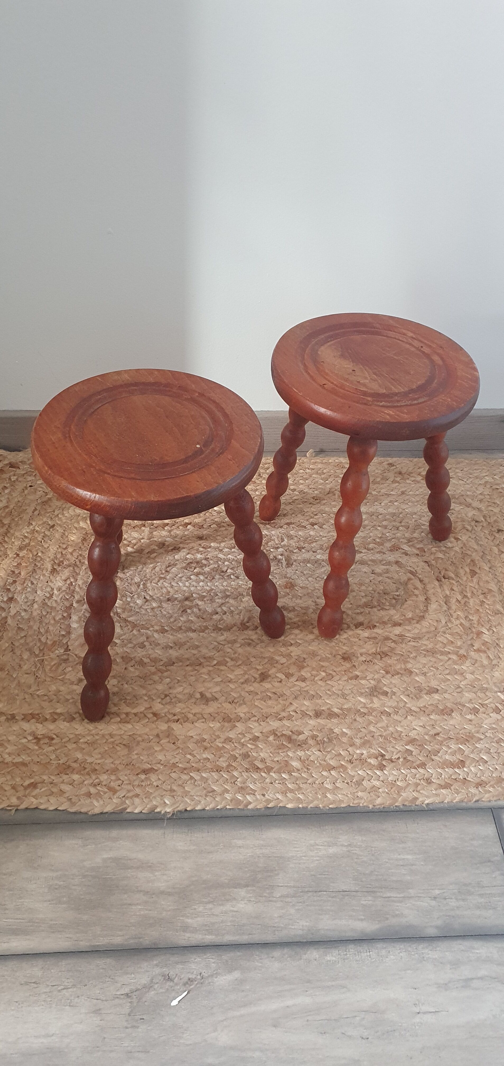Wooden stools