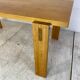 Scandinavian modernist brutalist pine rectangular dining table, 1960s
