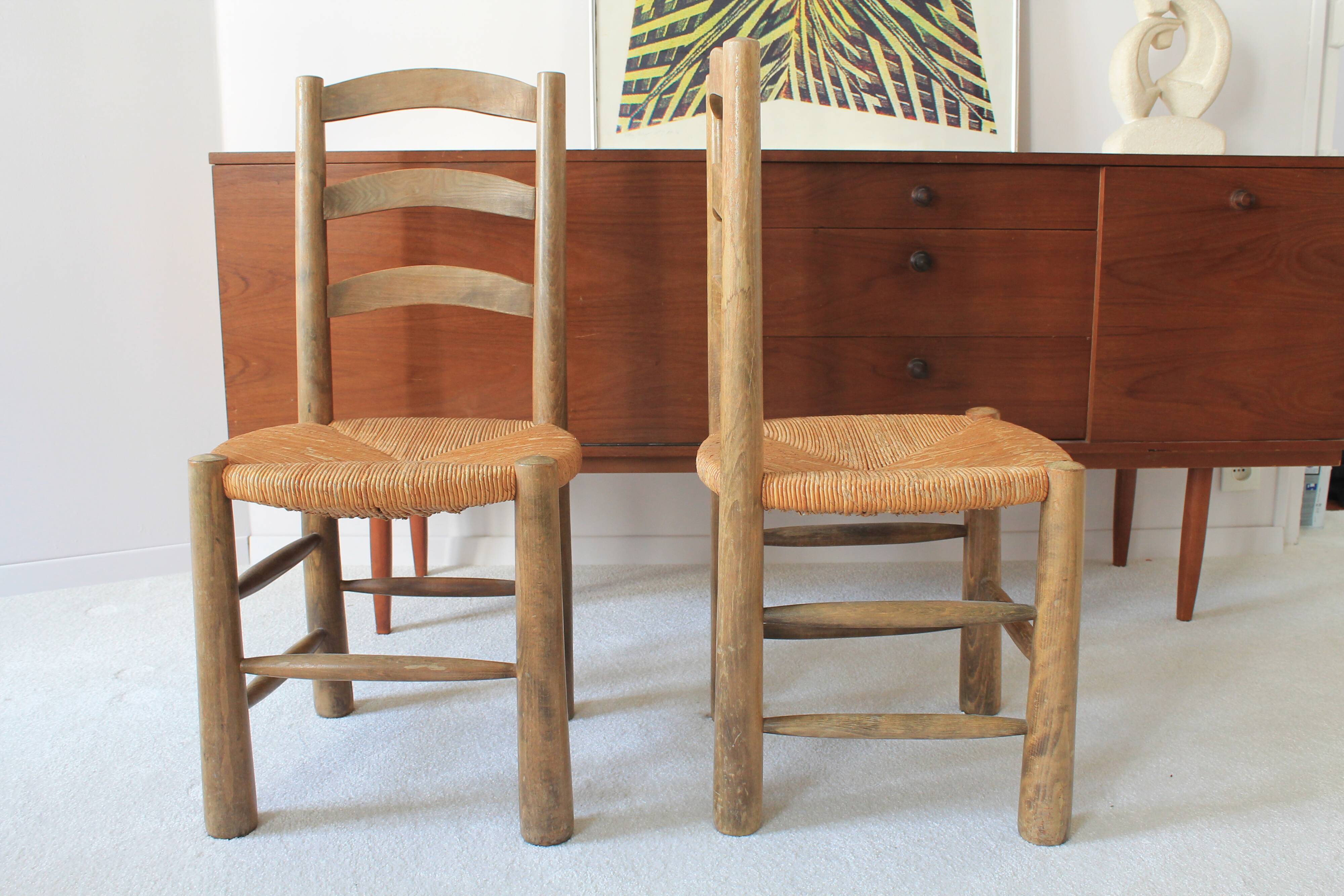 French handmade mulched chairs